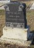 Janet Wilson (Nettie) Wilkie grave monument